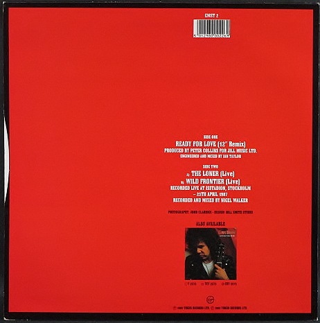 HARD ROCK】Gary Moore ゲイリー・ムーア / Ready For Love 中古