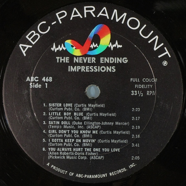 SOUL】Impressions インプレッションズ / The Never Ending