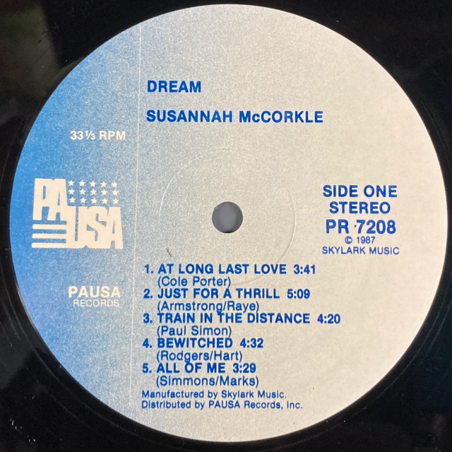 JAZZ VOCAL】Susannah McCorkle スザンナ・マッコークル / Dream