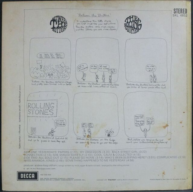 Rolling Stones ローリング・ストーンズ/ Between The Buttons