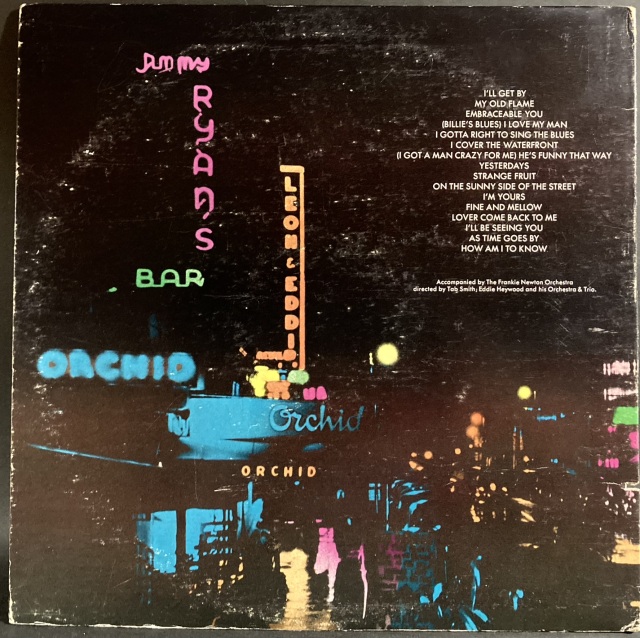 稀少USオリジナル1stラベルBillie Holidayビリーホリデイレコード BILLIE HOLIDAY / a rare live recording | sixteen records