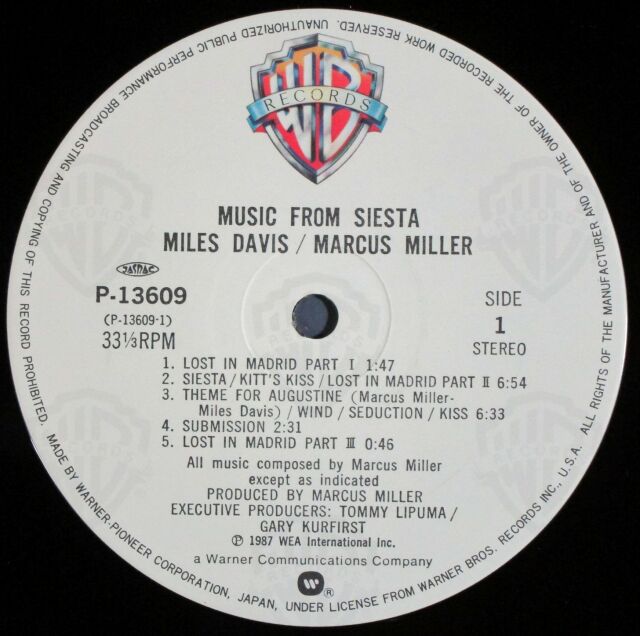 その他 siesta [CD] Miles Davis / マイルス・デイヴィス「MUSIC FROM SIESTA