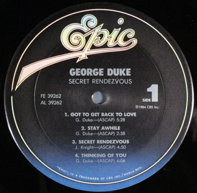 George Duke ジョージ・デューク / Rendezvous ランデヴー 中古