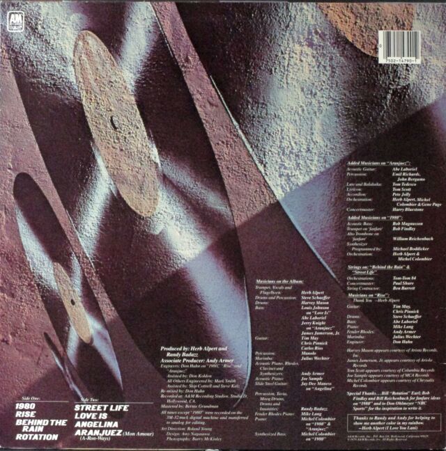 その他 Herb Alpert Rise Parish Unreleased Mixes その他 Herb Alpert Rise Parish Unreleased Mixes Herb Alpert – Rise