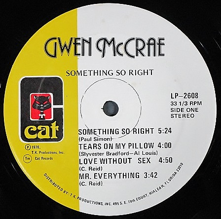アンダー・ザ・グレイ・バナー [CD] ソウルシンガー】Gwen McCrae グウェン・マクレー / Something