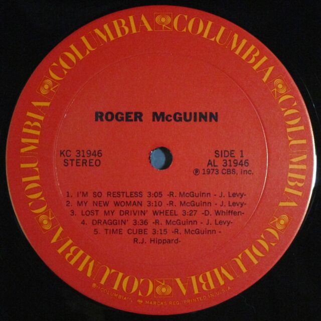 Roger McGuinn ロジャー・マッギン / Roger McGuinn 中古レコード通販