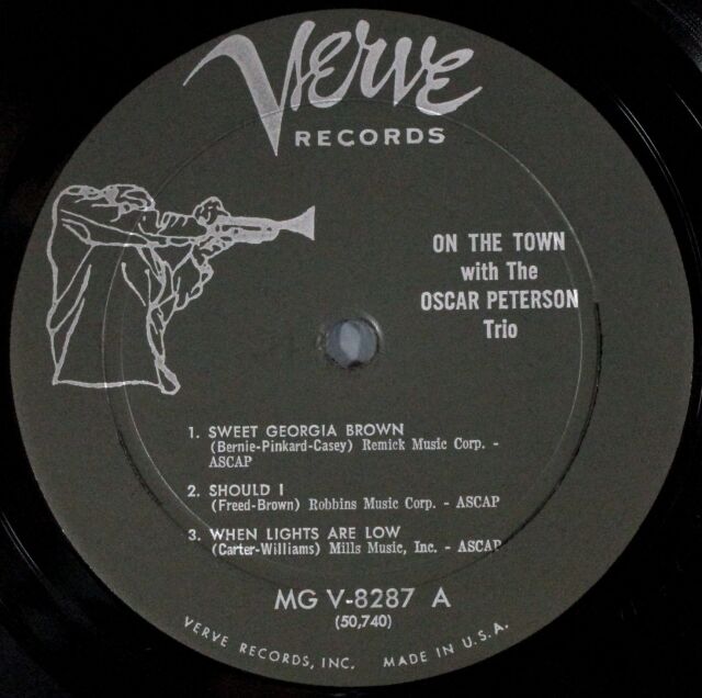 値下げしましたオスカー·ピーターソン LP7枚 Oscar Peterson Trio オスカー・ピーターソン / On The Town