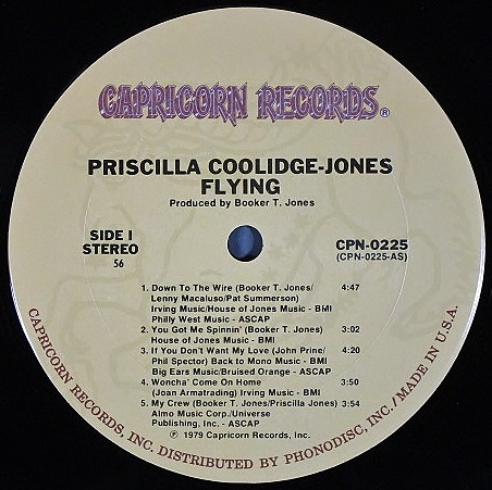 US ROCK】Priscilla Coolidge-Jones プリシラ・クーリッジ