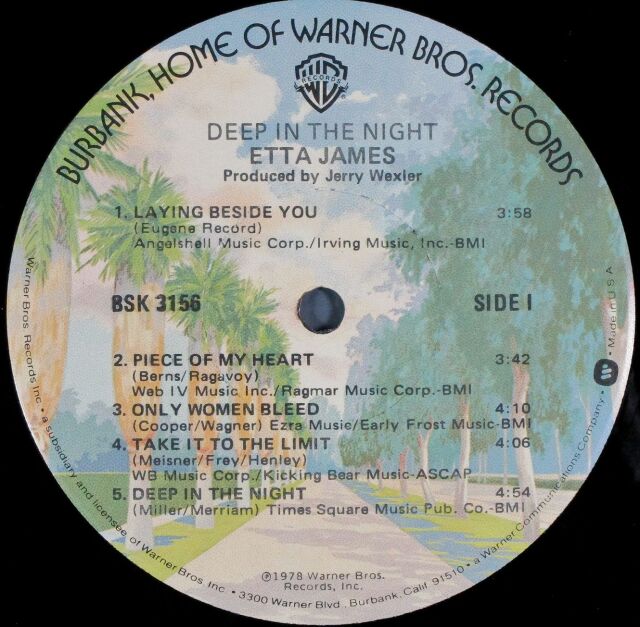エタ・ジェイムスEtta James「Deep In The Night」／LP Amazon.co.jp: Deep in the Night: ミュージック