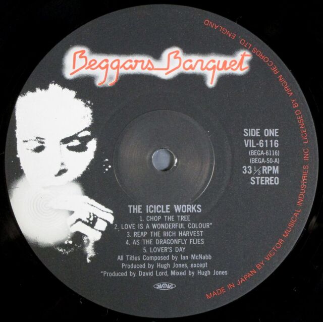 The Isicle Works　アイシクルワーク　直筆サイン入り　レコード The Isicle Works アイシクルワーク 直筆サイン入り レコード