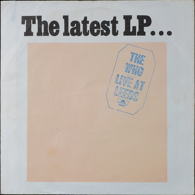 THE WHO RELAY WASPMAN ザ・フー UK盤シングルレコード Relay / The Who【UK盤】 - レコード評議会