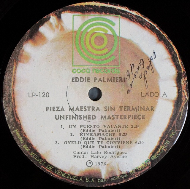 Latin Jazz】Eddie Palmieri エディ・パルミエリ / Unfinished