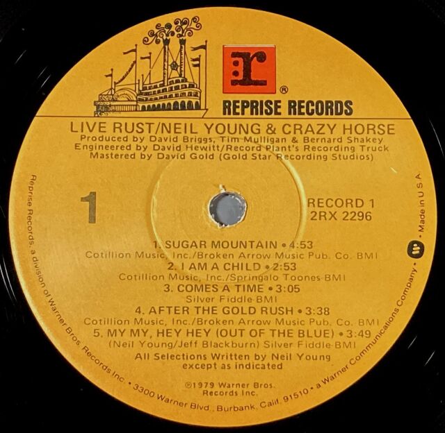レコード　US盤　2枚組　ニールヤング　ラストライブ　LP　送料込み Neil Young & Crazy Horse ニール・ヤング&クレイジー・ホース