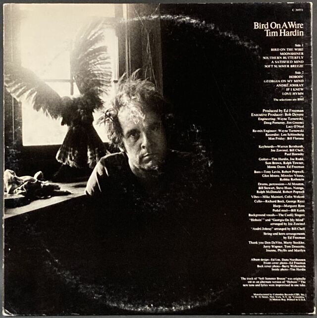 新品未開封 バード・オン・ア・ワイヤー ティム・ハーディン LP Tim Hardin ティム・ハーディン / Bird On A Wire バード・オン