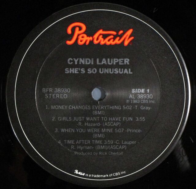 女性シンガー】Cyndi Lauper シンディ・ローパー / She's So Unusual