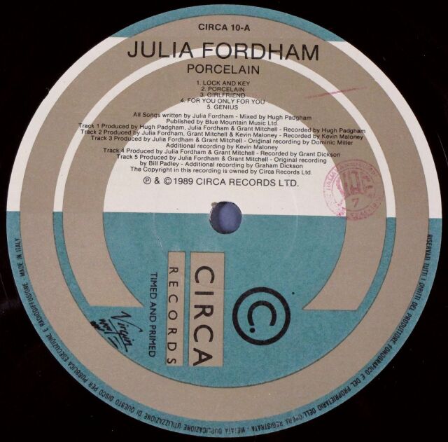 洋楽 JULIA FODRDHAM / PORCELAIN SINGLE CD Amazon.co.jp: Porcelain: ミュージック