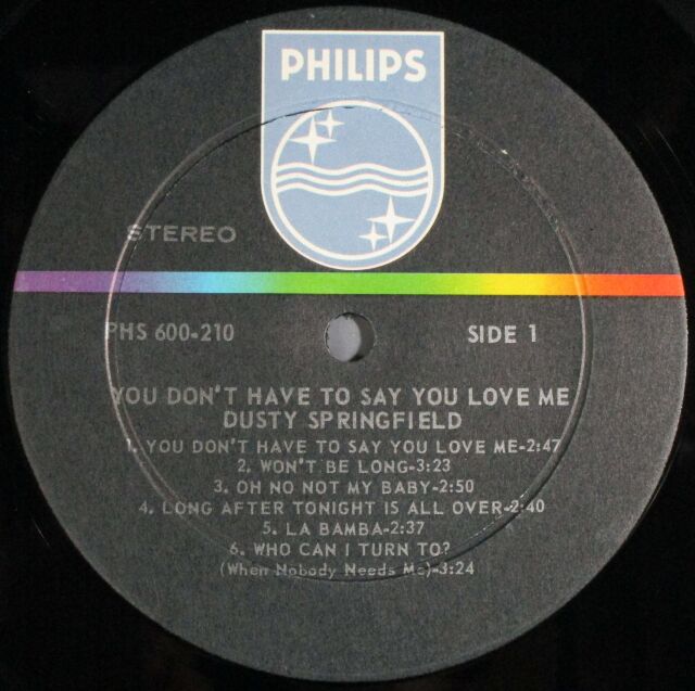 Dusty Springfield ダスティ・スプリングフィールド / You Don't