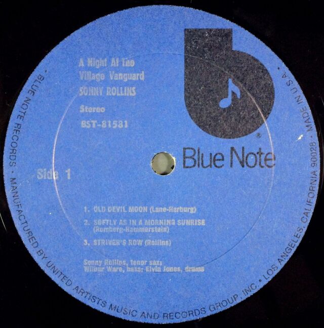 Sonny Rollins ソニー・ロリンズ / A Night At The 