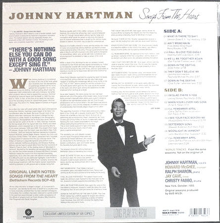 Jazz Vocal】Johnny Hartman ジョニー・ハートマン / Songs From