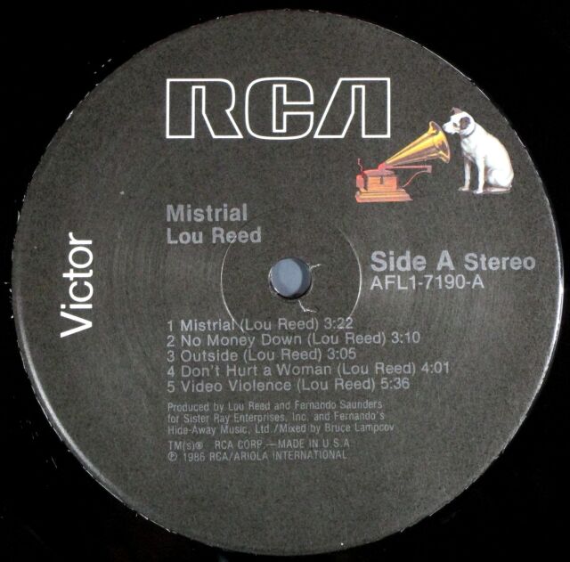ミストライアル [CD] Lou Reed ルー・リード / Mistrial ミストライアル 中古レコード
