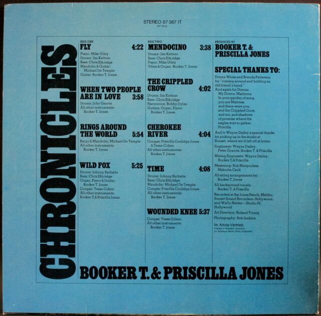 Booker T. & Priscilla Jones ブッカー・T＆ プリシラ