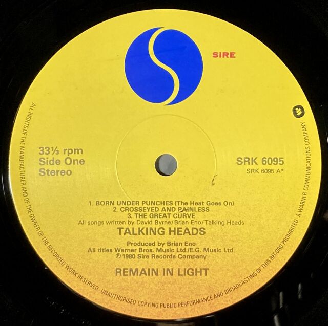 Talking Heads トーキング・ヘッズ / Remain In Light リメイン・イン