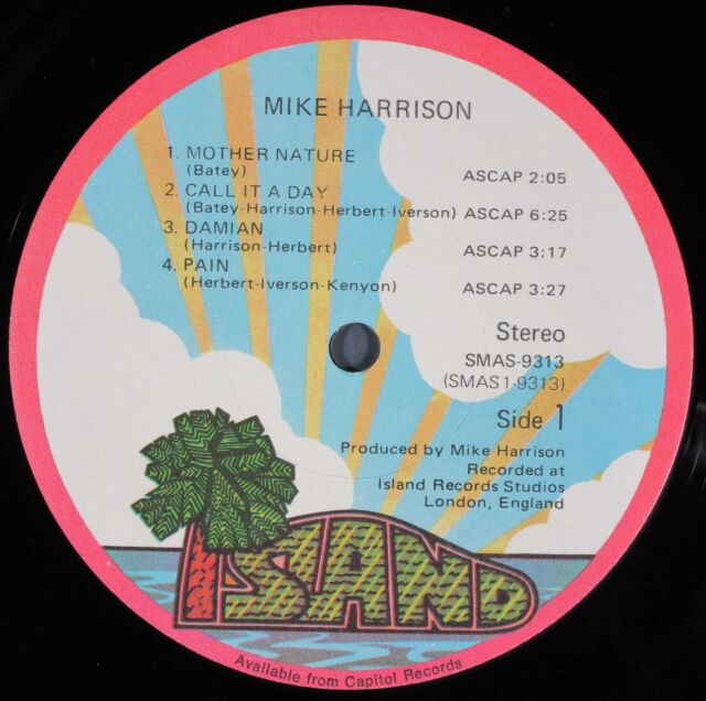 Mike Harrison マイク・ハリソン / Mike Harrison 中古レコード