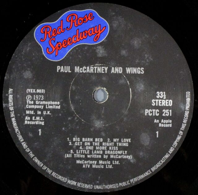 Paul McCartney & Wings ポール・マッカートニー / Red Rose Speedway