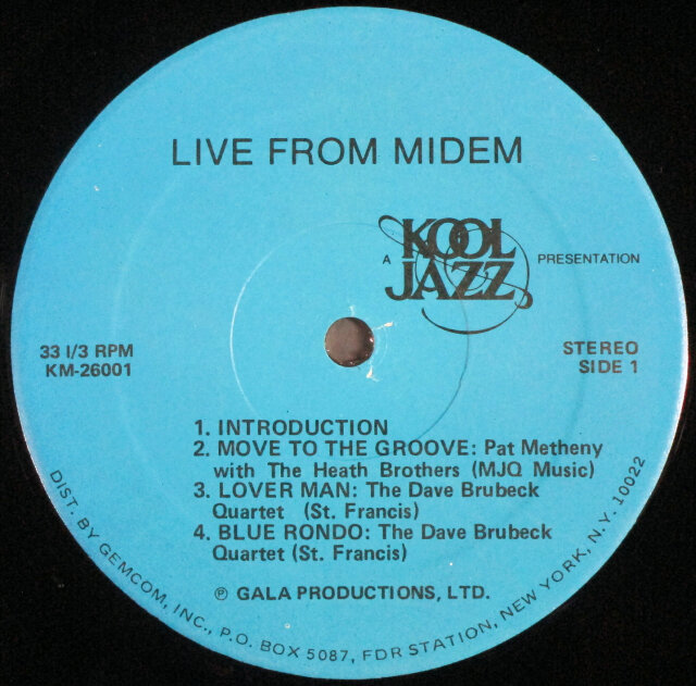 ジャズレコード】Pat Metheny, Heath Brothers, Dave Brubeck Quartet