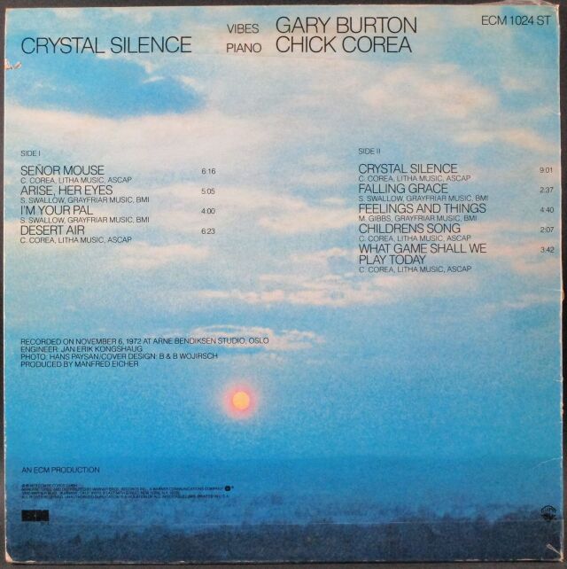 Chick Corea & Gary Burton チック・コリア & ゲイリーバートン