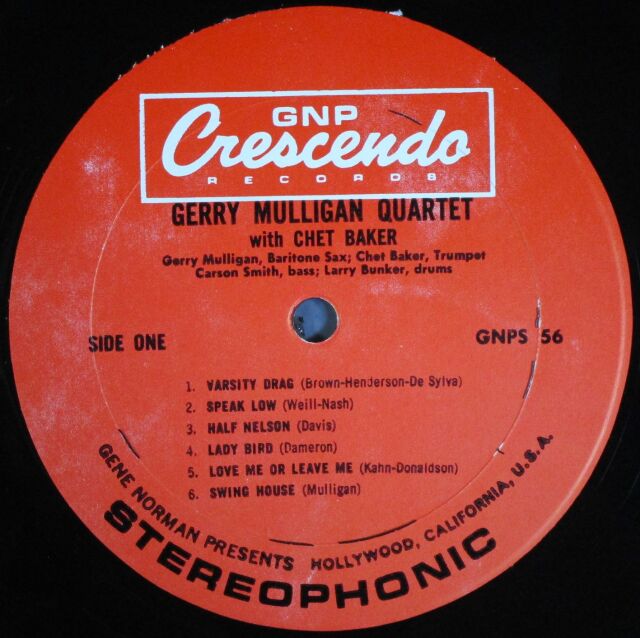 Gerry Mulligan With Chet Baker | Buddy DeFranco And His Quartet