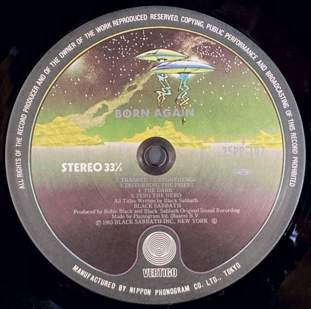 Black Sabbath ブラック・サバス / Born Again 悪魔の落とし子 中古