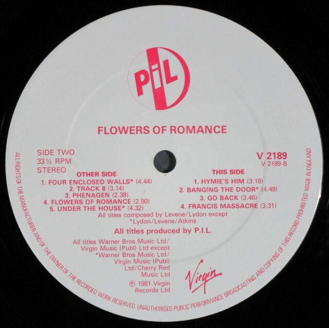 Public Image Limited パブリック・イメージ・リミテッド / The