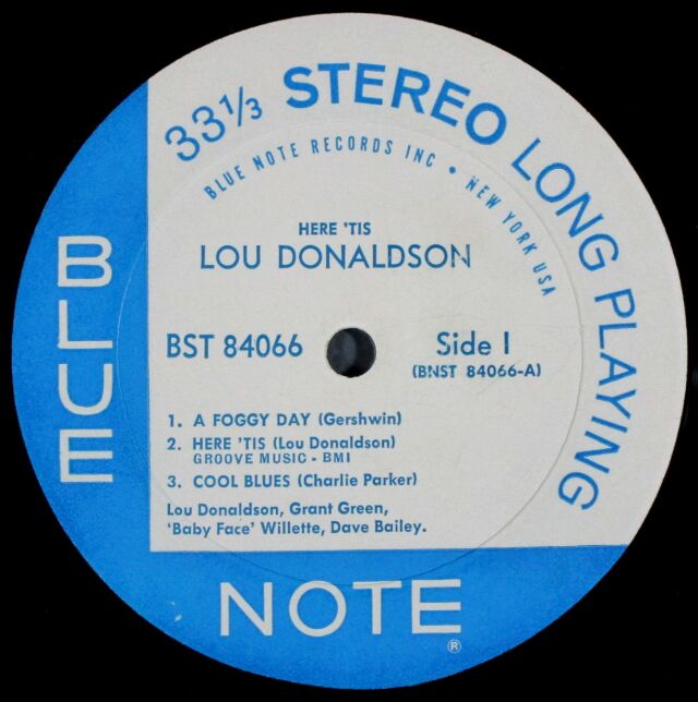 HERE' TIS / ヒィア・ティス / lou donaldson / ルー・ドナルドソン