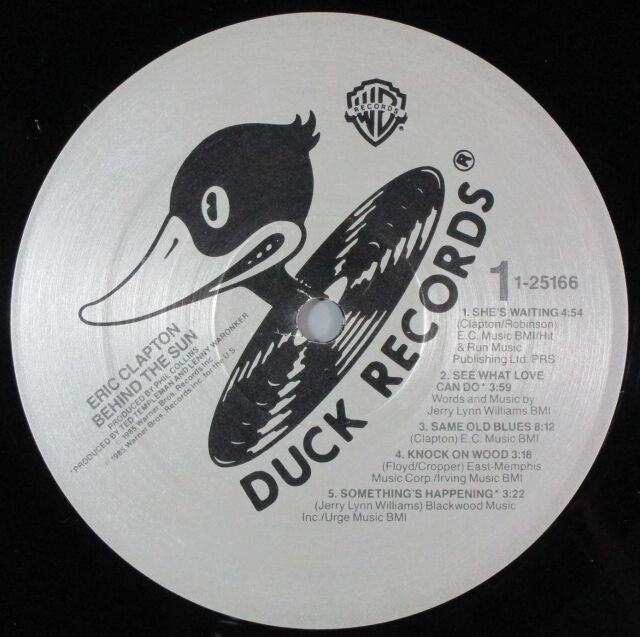 Eric Clapton エリック・クラプトン / Behind The Sun ビハインド・ザ