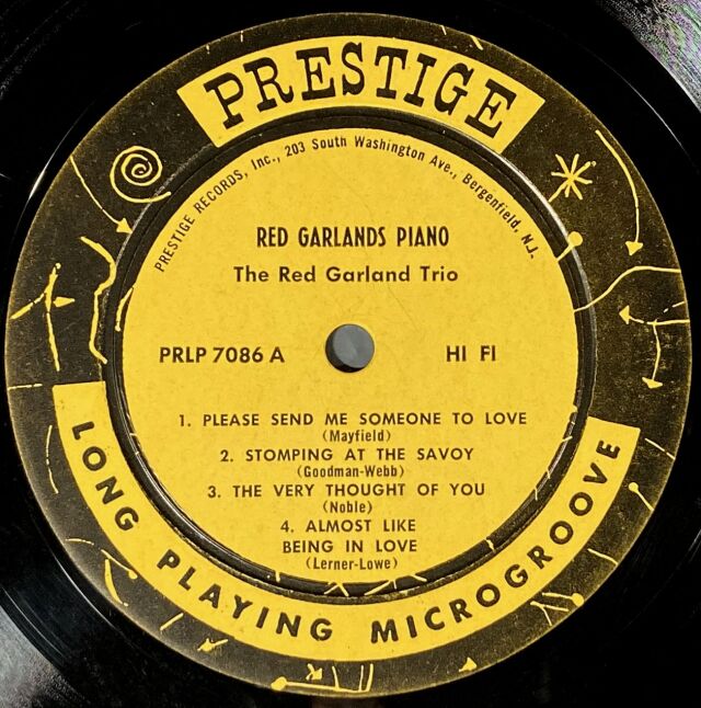 Red Garland レッド・ガーランド / Red Garland's Piano レッド