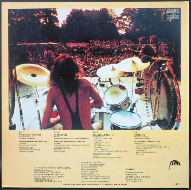 ジャーマン・プログレ】Guru Guru グル・グル / Live 中古