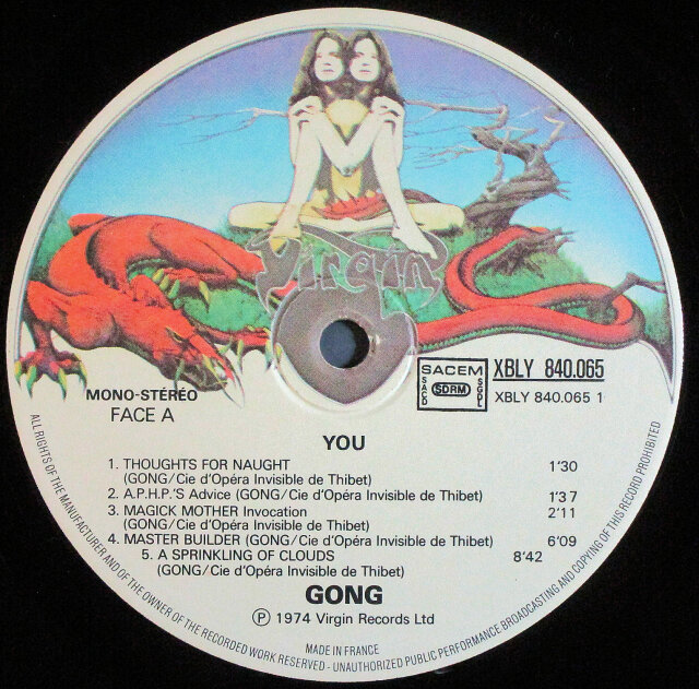 ユー（YOU） / ゴング（GONG） 帯付LP Yahoo!オークション - Gong ゴング / YOU ユー 国内盤 LP 帯付き