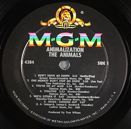 UKロック】Animals アニマルズ / Animalization 中古レコードの