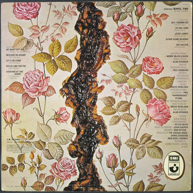 GREASE BAND UKオリジナル 初回見開きジャケット SHVL790 UK ROCK】Grease Band グリース・バンド / Grease Band 中古