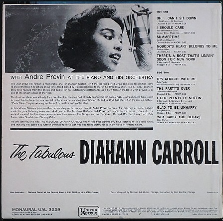 ジャズヴォーカル】Diahann Carroll ダイアン・キャロル・ウイズ