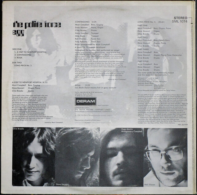 優雅な軍隊（THE POLITE FORCE） / エッグ（EGG） 帯付LP Ni04NjkzLmpwZWc.jpeg