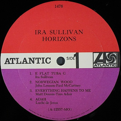 JAZZ廃盤】Ira Sullivan アイラ・サリヴァン / Horizons 中古レコード  