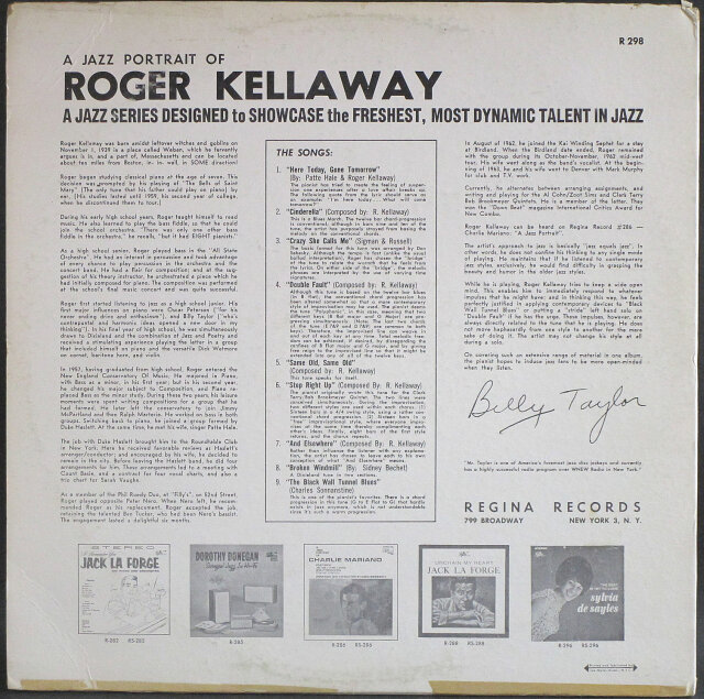 その他 LP Roger Kellaway, Jim Hall A Jazz Portrait Of Roger Kellaway (-180g) TKJV19066 VENUS /00260 Roger Kellaway Featuring Jim Hall – A Jazz Portrait Of Roger