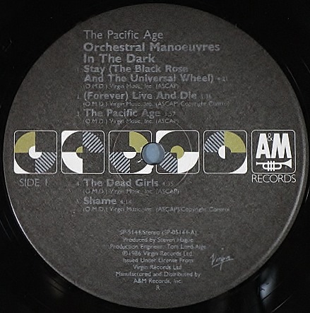 帯付　OMD レコード　オーケストラル・マヌーヴァーズ・イン・ザ・ダーク オーケストラル・マヌーヴァーズ・イン・ザ・ダーク (OMD)『Crush』40