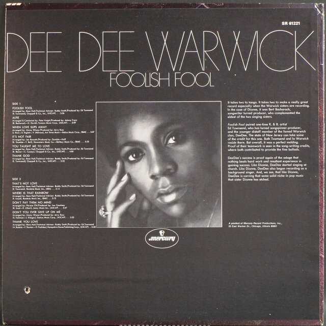 Dee Dee Warwick ディー・ディー・ワーウィック / Foolish Fool