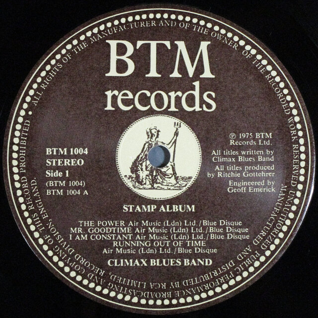 Climax Blues Band クライマックス・ブルース・バンド / Stamp