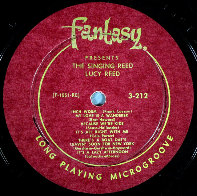 【ジャズヴォーカル】ルーシー・リード / The Singing Reed Lucy Reed ルーシー・リード / The Singing Reed | 女性ジャズ