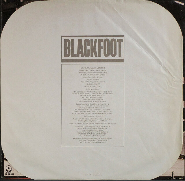 Blackfoot ブラックフット / Marauder 略奪者 | 米国ロック ハード