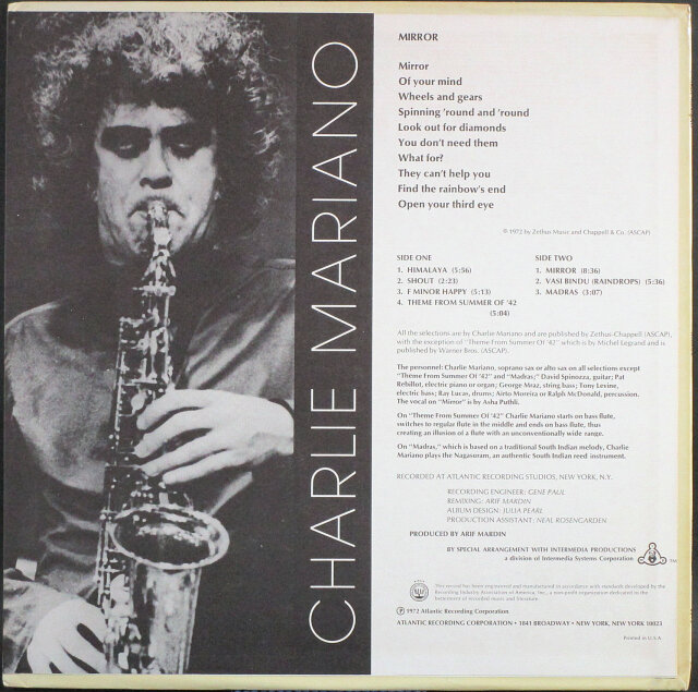 チャーリー・マリアーノModern Saxophone Stylings ジャズ CHARLIE MARIANO / Modern Saxophone Stylings (LP) / Imperial